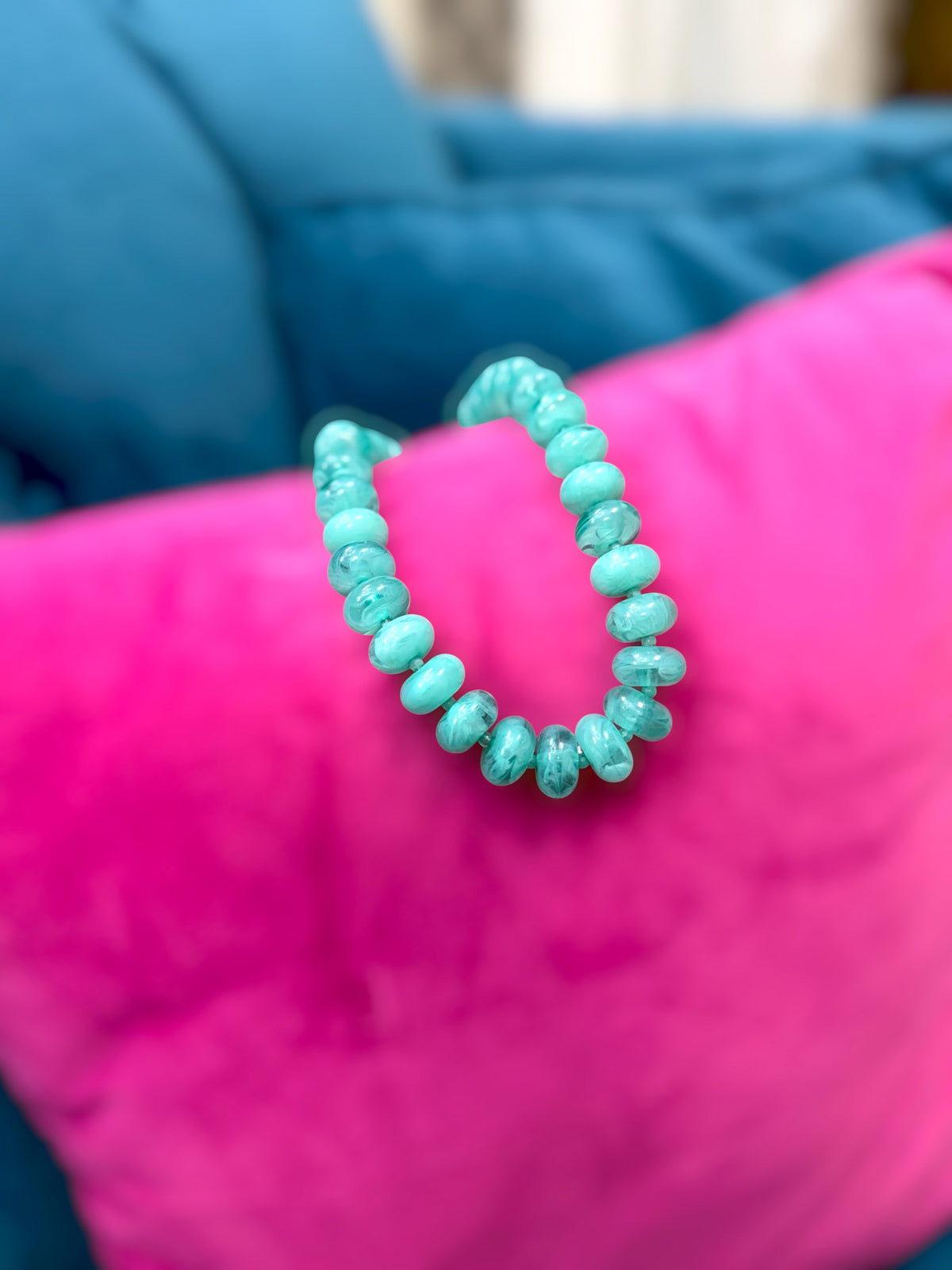 Bradshaw Rhondelle Lt Teal Necklace