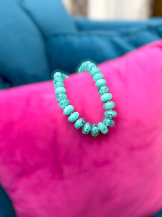 Bradshaw Rhondelle Lt Teal Necklace
