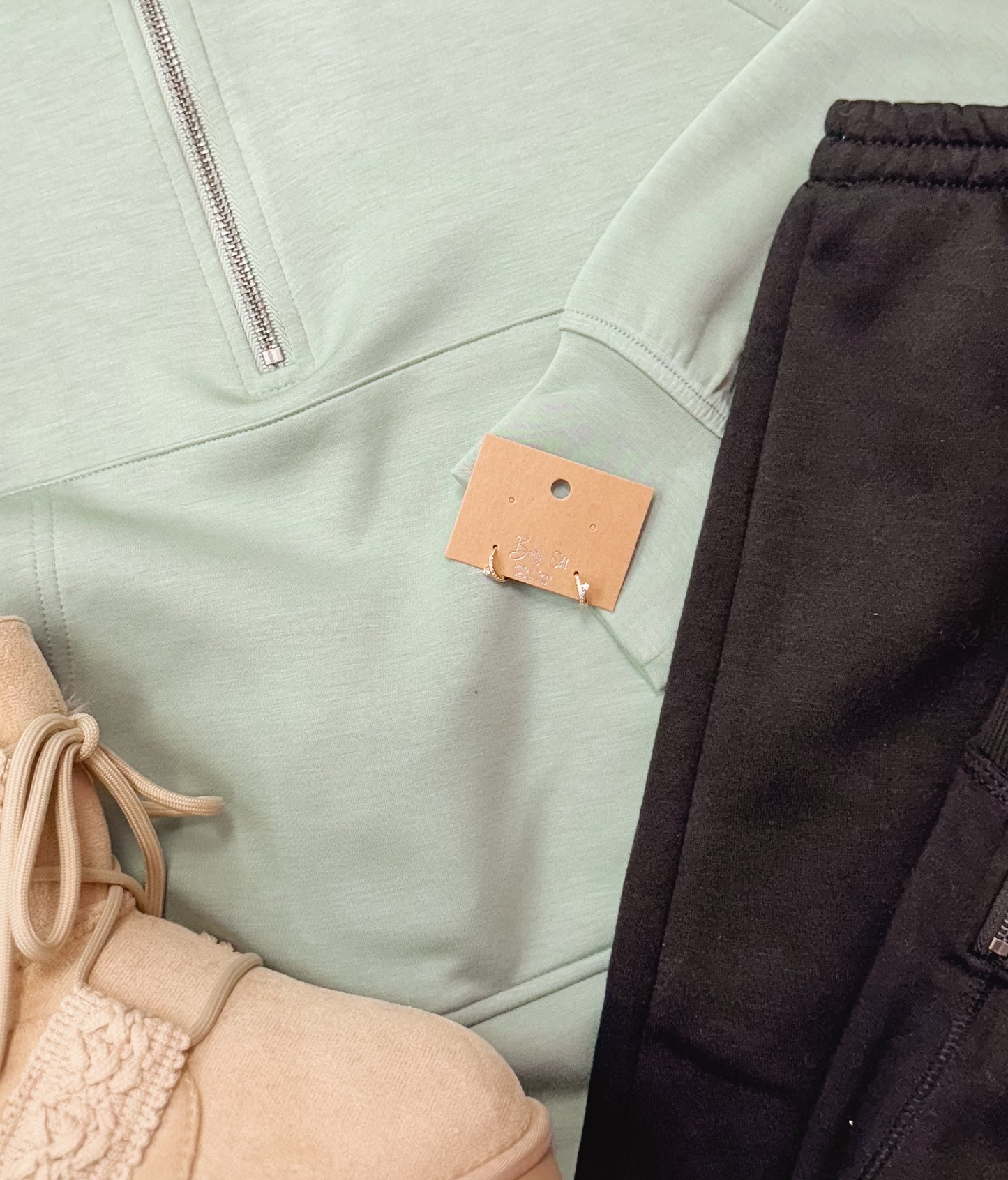 So Fly Sage Green Pullover