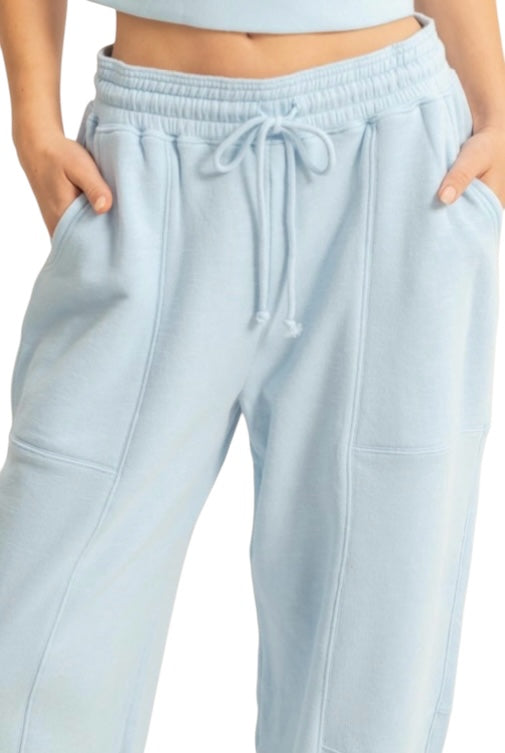 Back At Ya Ice Blue Sweatpants