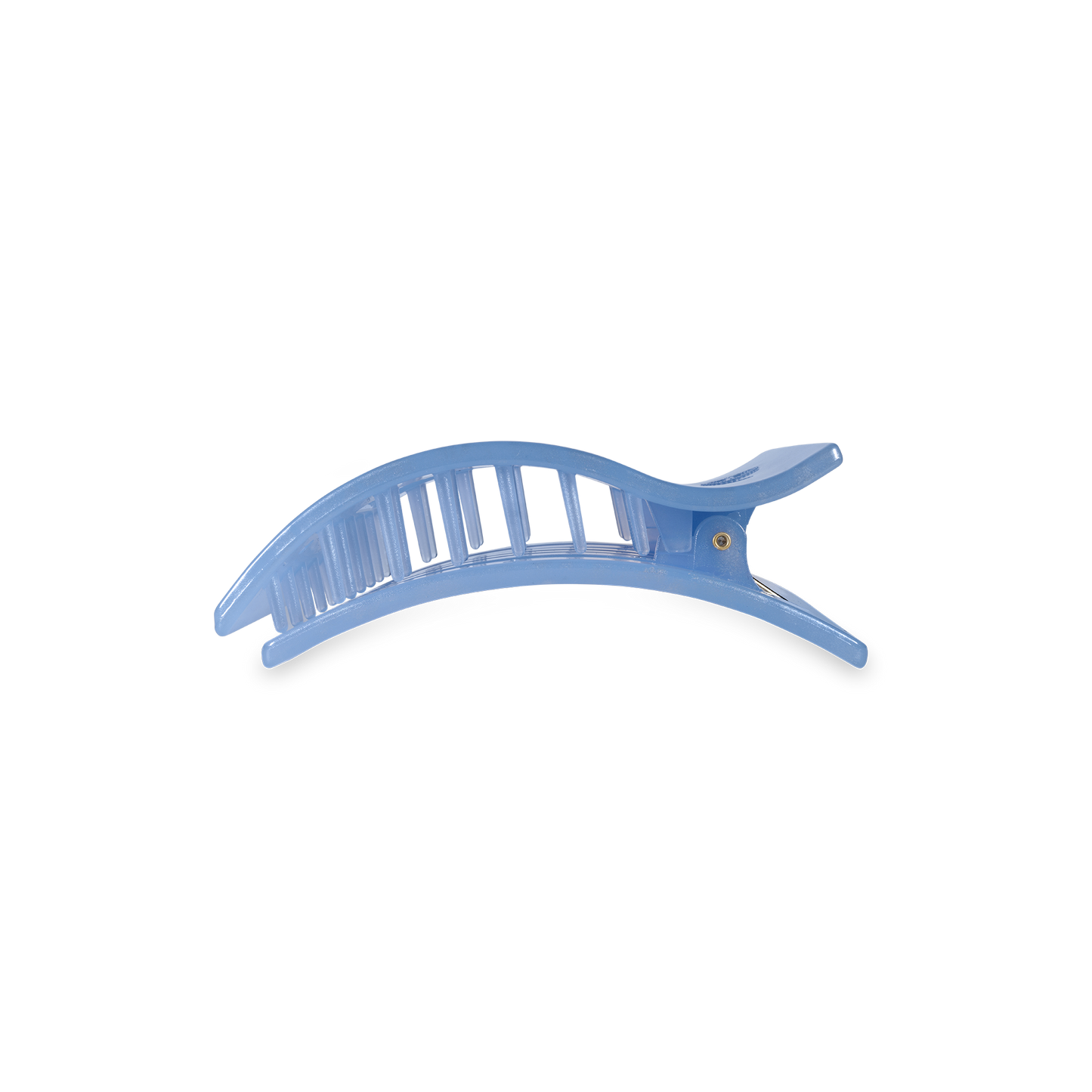 Flat Rectangle Hair Clip | Small | Blue Lagoon