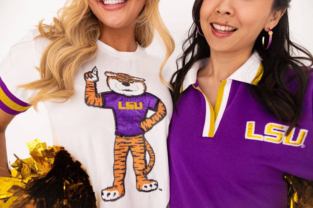 LSU Sparkle Logo Tee