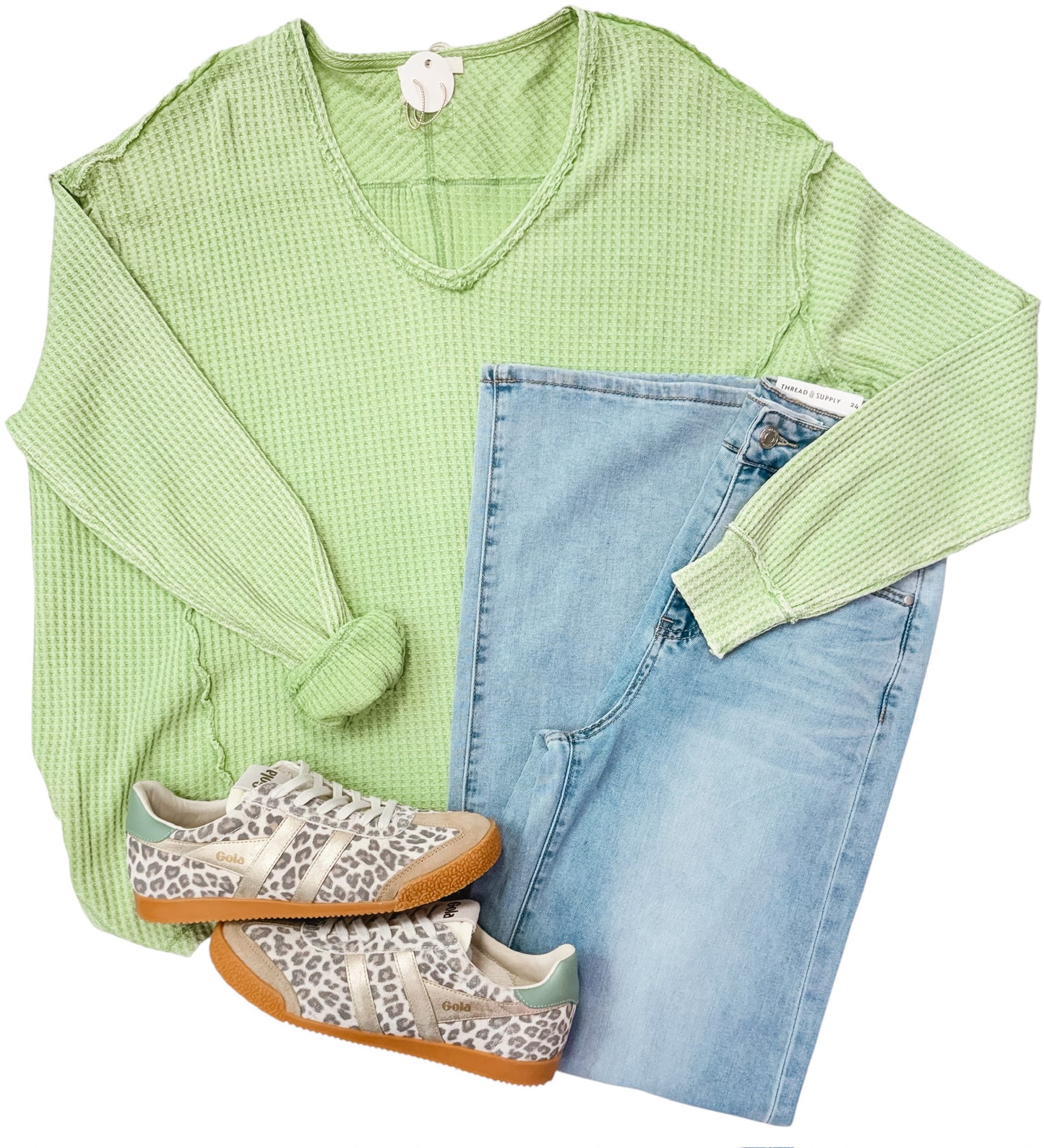 Relaxed & Green Thermal Flow Top
