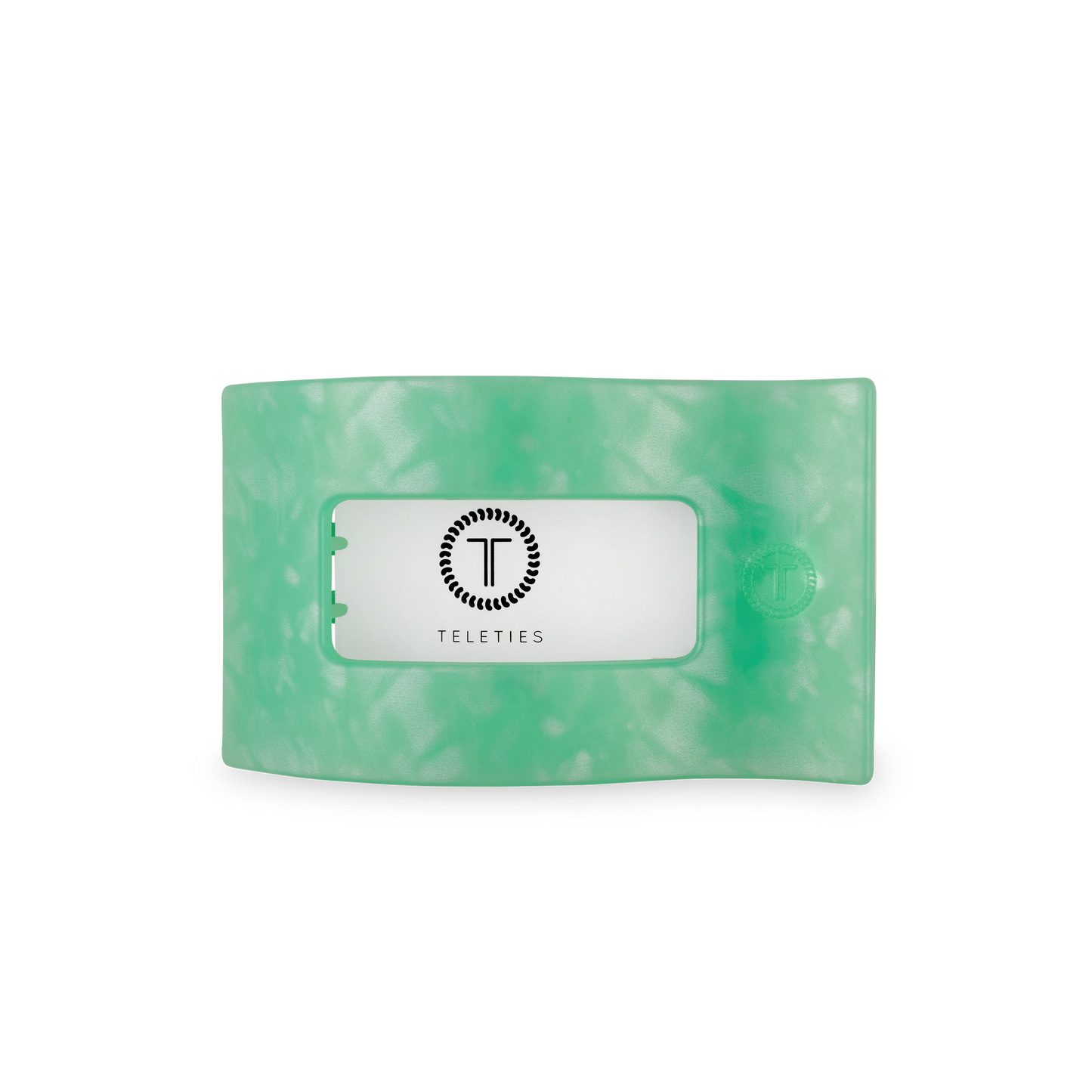 Flat Rectangle Hair Clip | Medium | Spring Splash