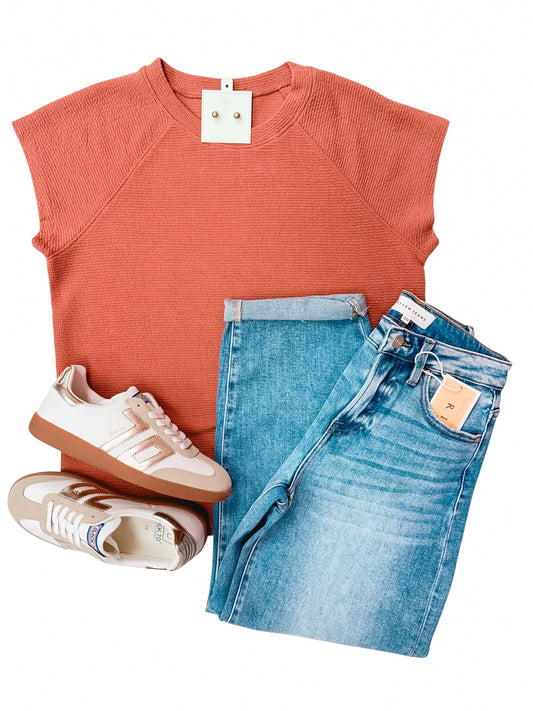Cloud 9 Dusty Mauve SS Top