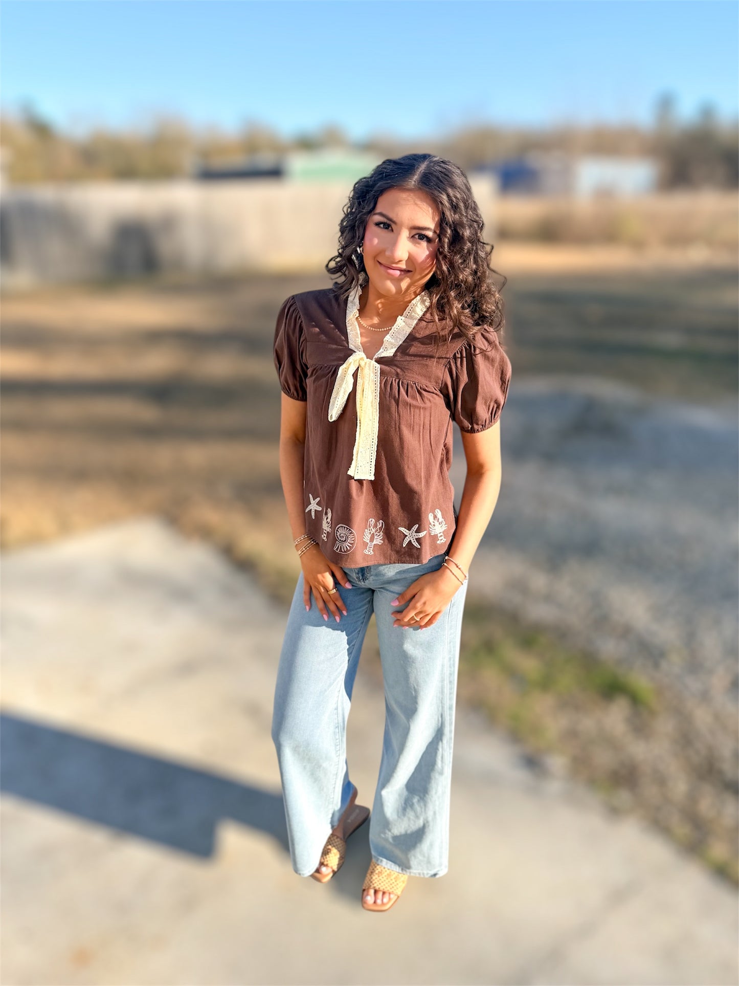 Sea Life Chocolate Bow Top