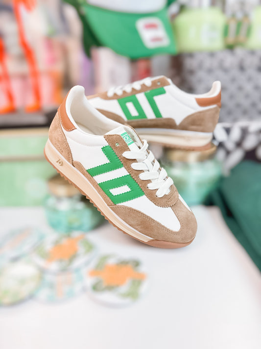 Jogger M White Camel Green Sneakers