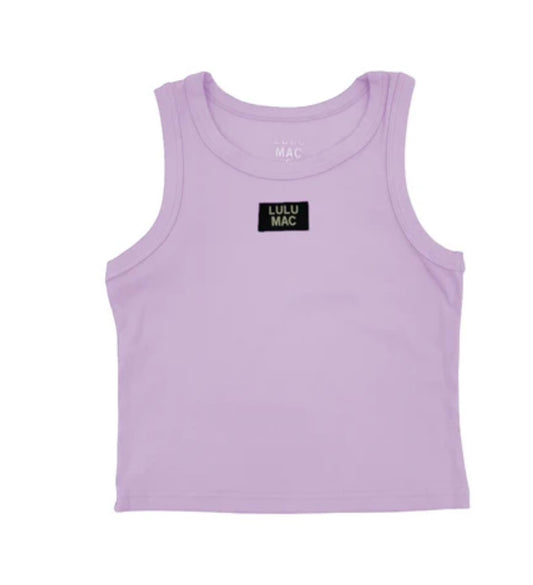 Lavender LULU MAC SOLID TANK TOPS
