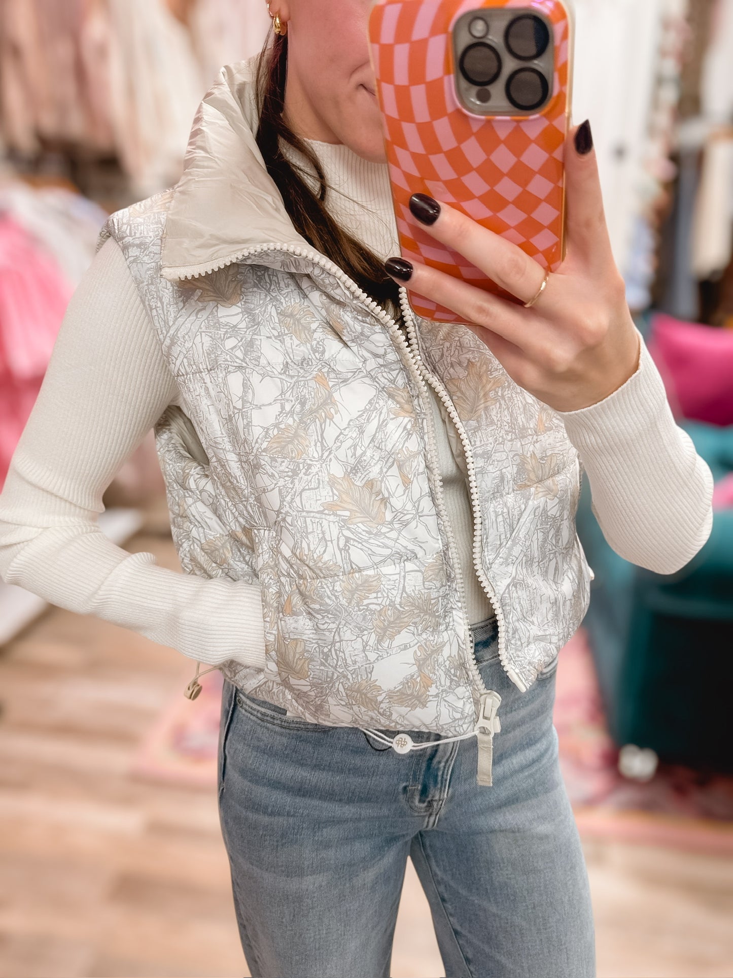 SBS Doorbuster Camo Puffer Vest by Simply Southern