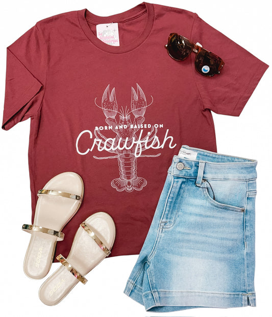 Born and Raised | Crawfish T-Shirt