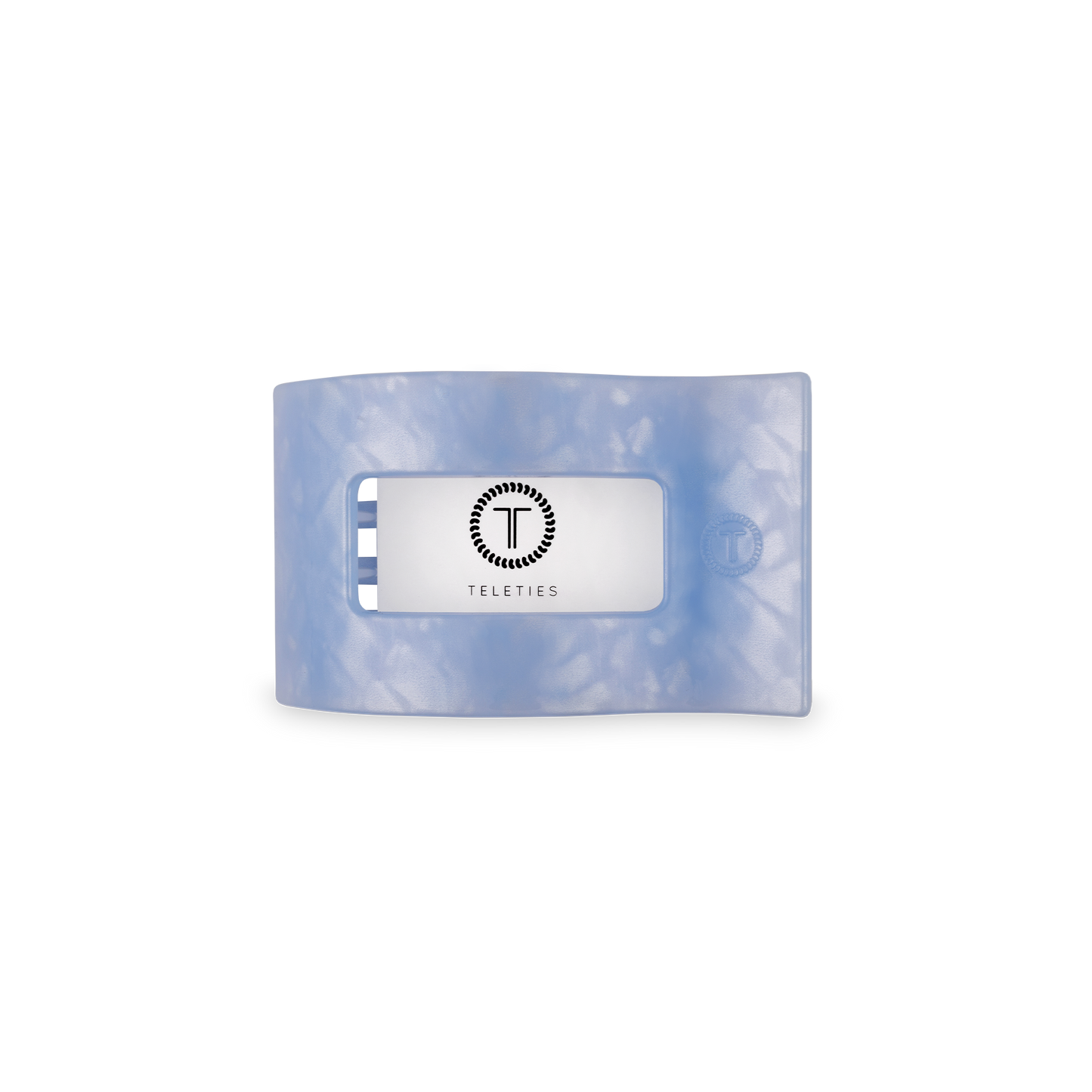 Flat Rectangle Hair Clip | Small | Blue Lagoon