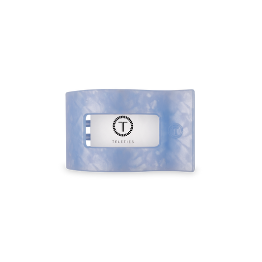 Flat Rectangle Hair Clip | Small | Blue Lagoon