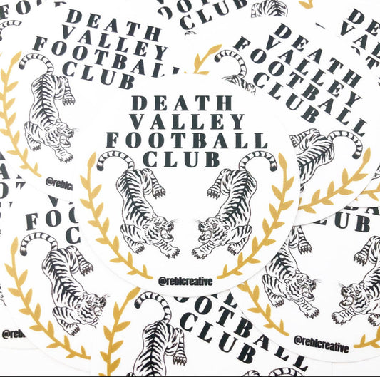 GAME DAY STICKER - DVFC White