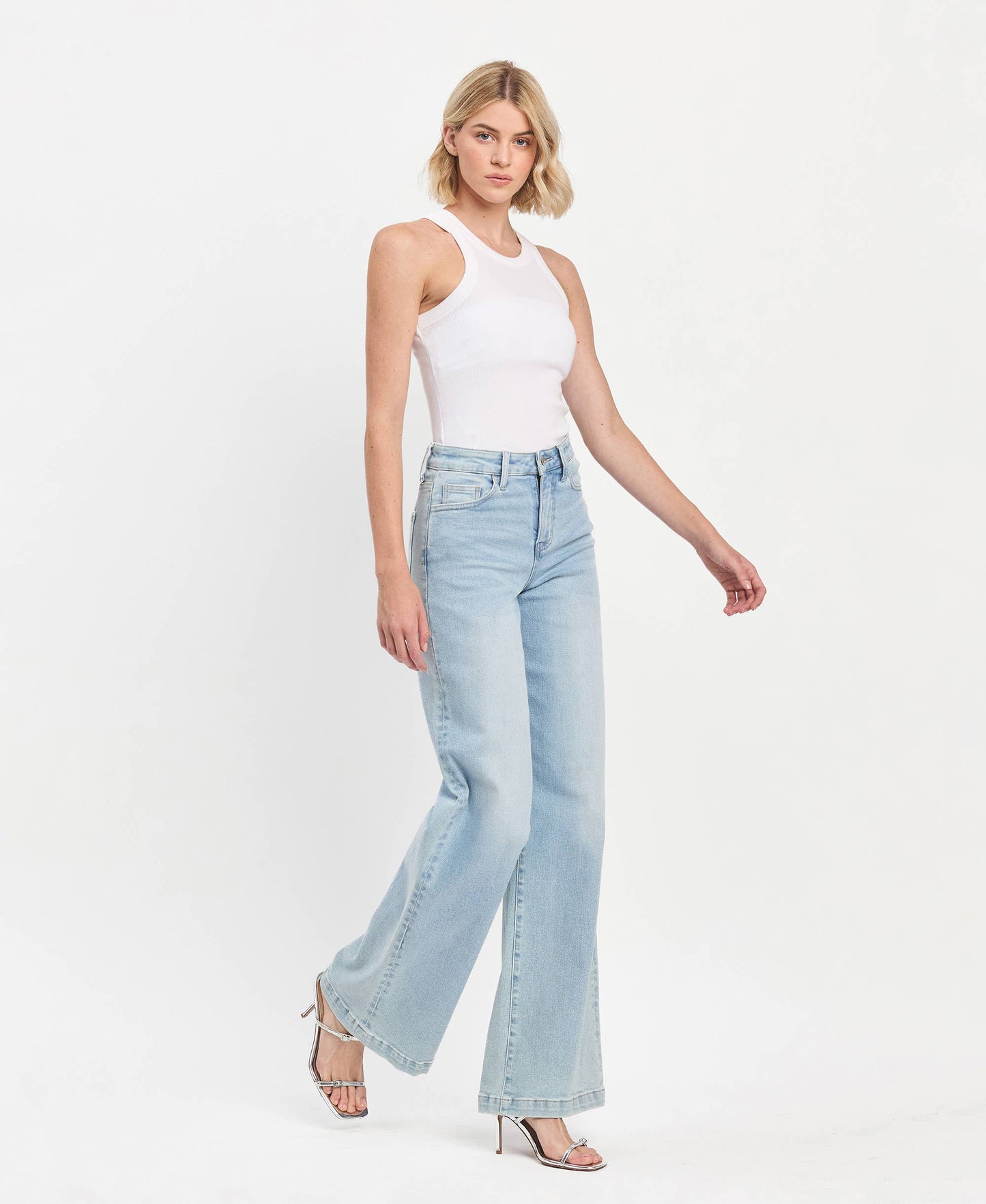Optimistic HR Wide Leg Denim