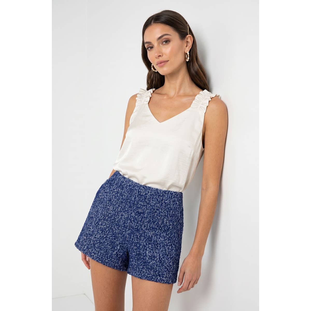 Ruffle All Yours White Top