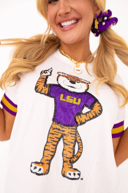 LSU Sparkle Logo Tee