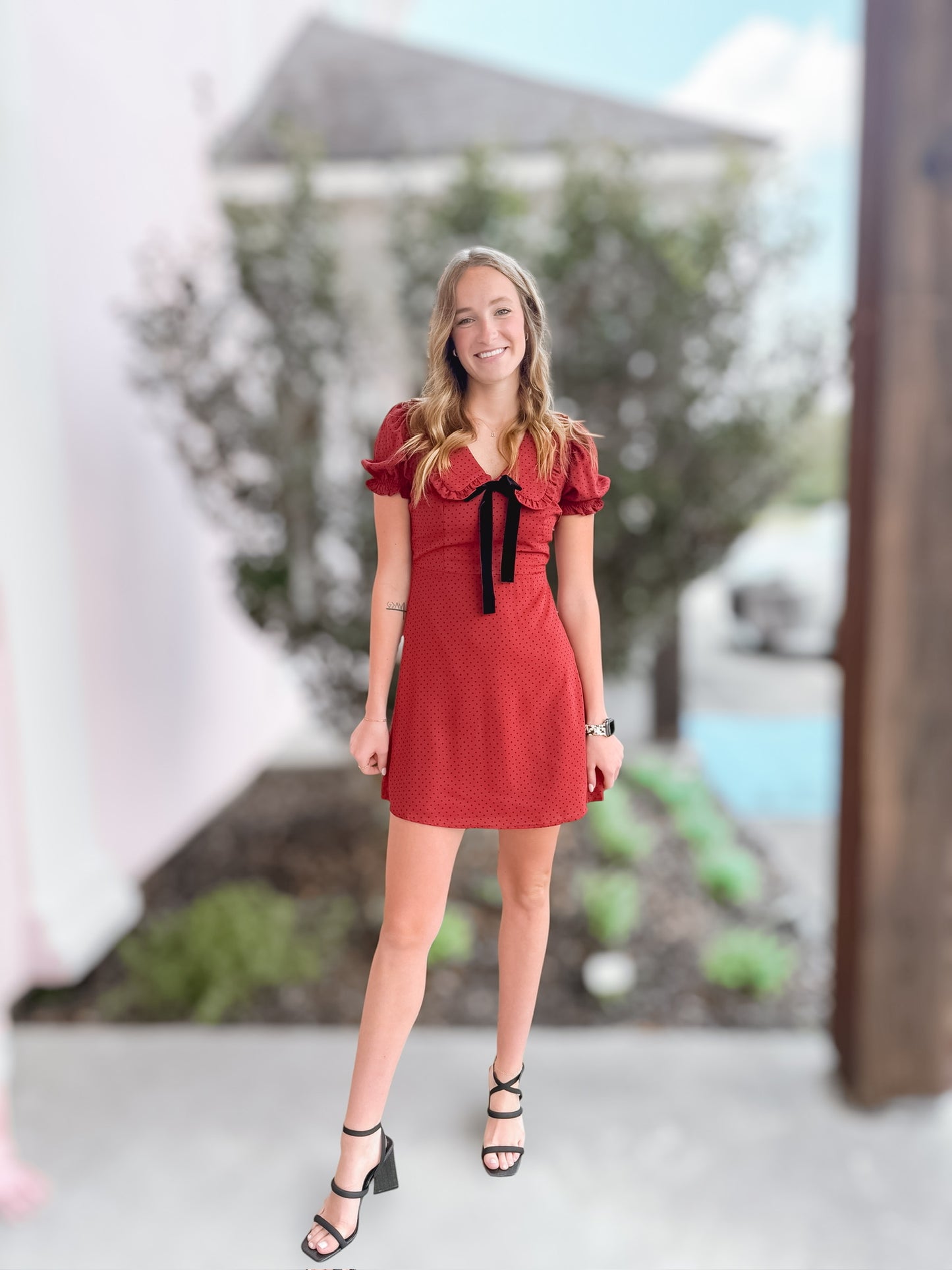 Lady Mae Polka Dot Dress