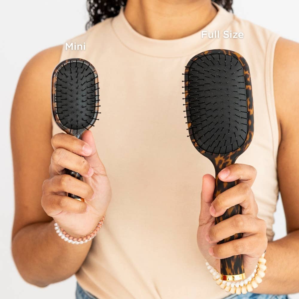 Mini Detangler Brush for Medium Hair - Tortoise