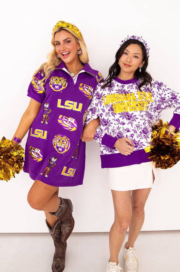 LSU Logo Patch Dress
