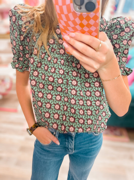 Rosy Whimsical Blouse