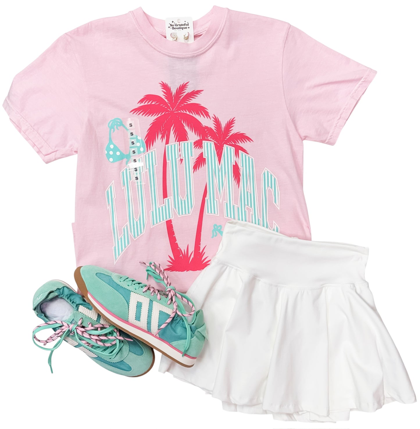 Lulu Mac Bikini Blossom Comfort Color Tee