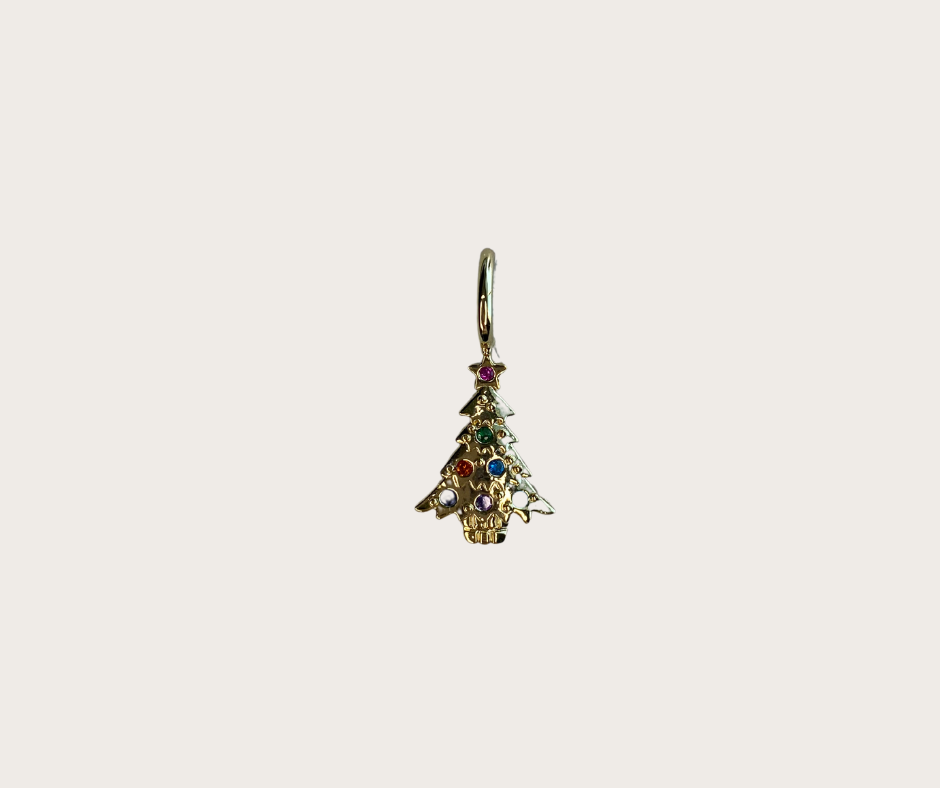 Christmas Tree Charm in Multicolor