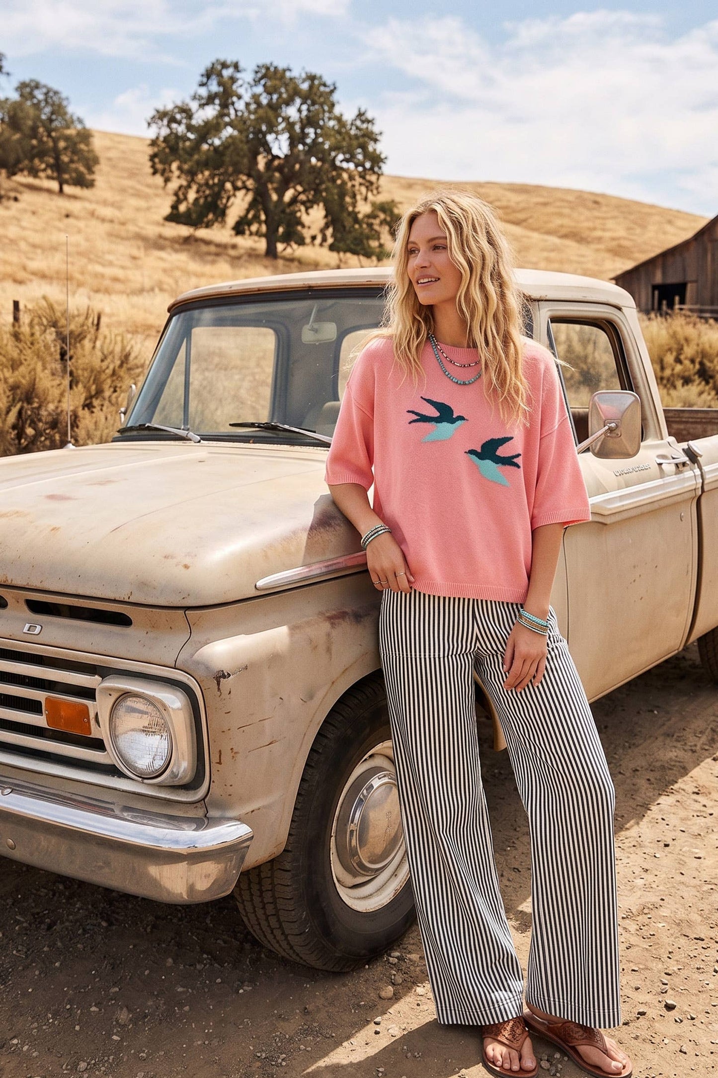 Coral Soren Sweater Top