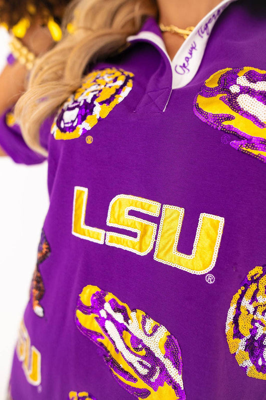 LSU Logo Patch Dress