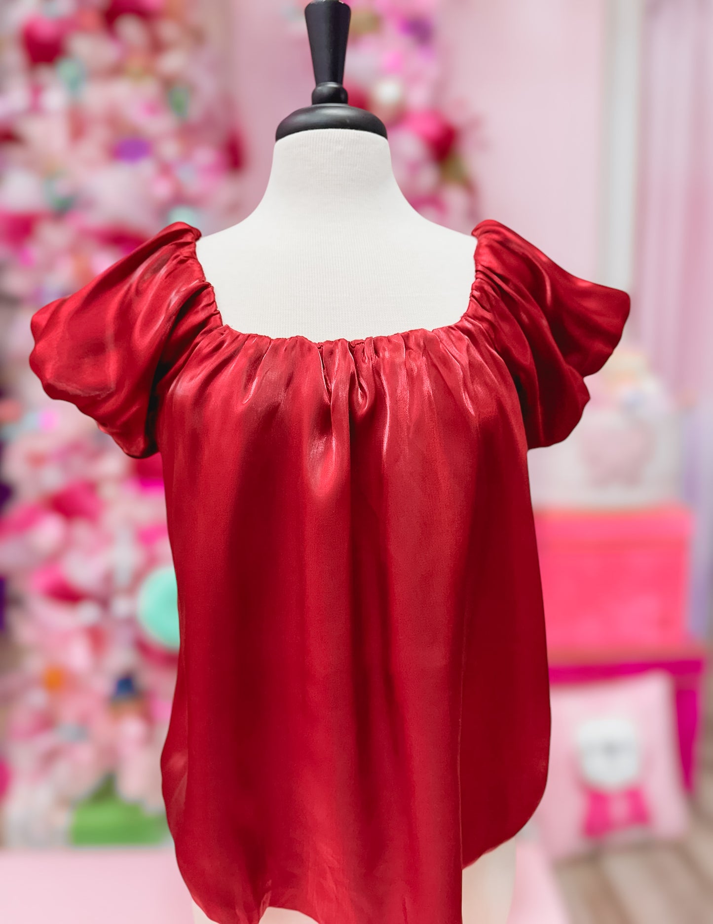 Shimmer Me Ruby SS BLOUSE