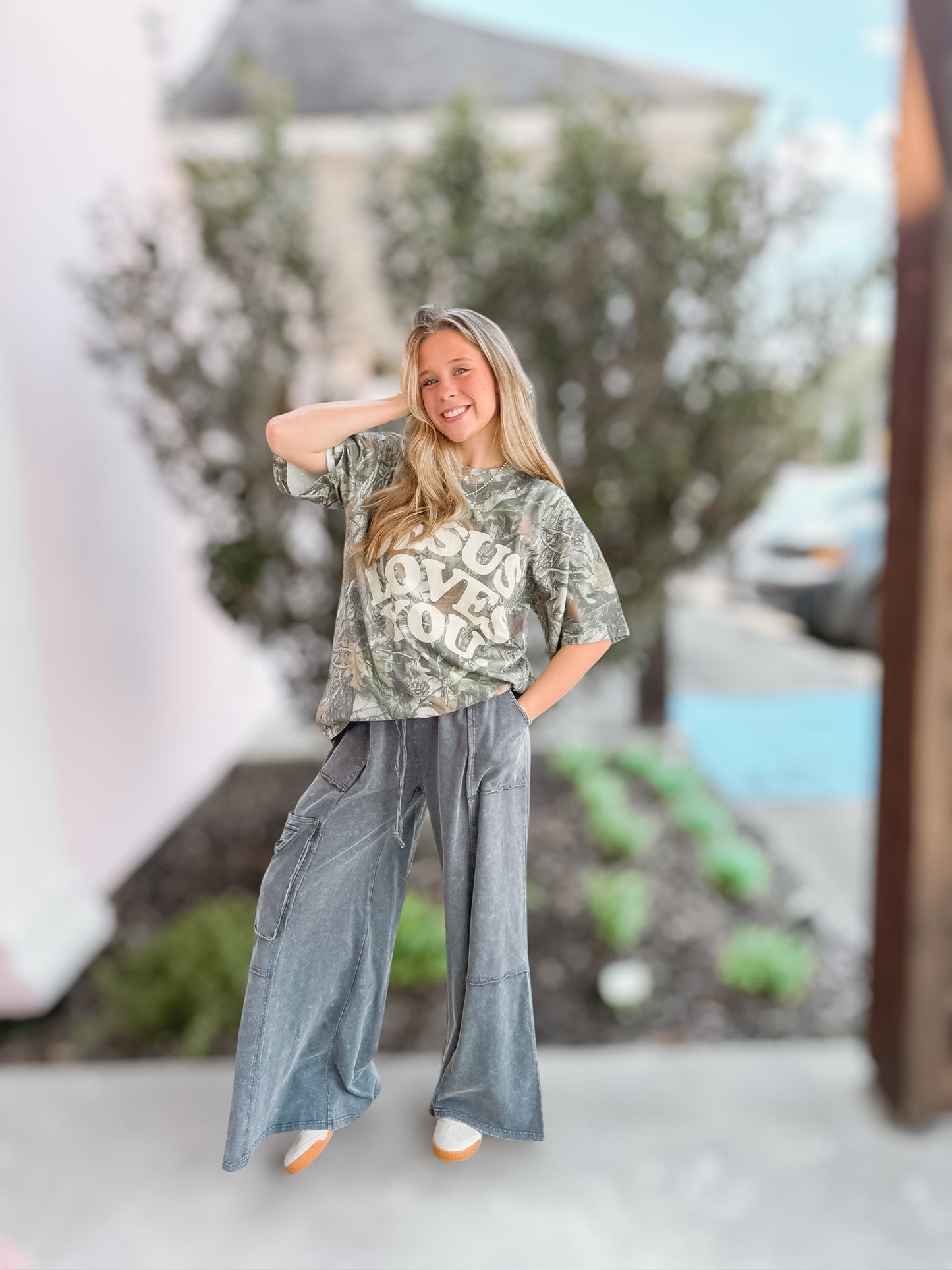 Rolling Stone Mineral Washed Terry Knit Pants