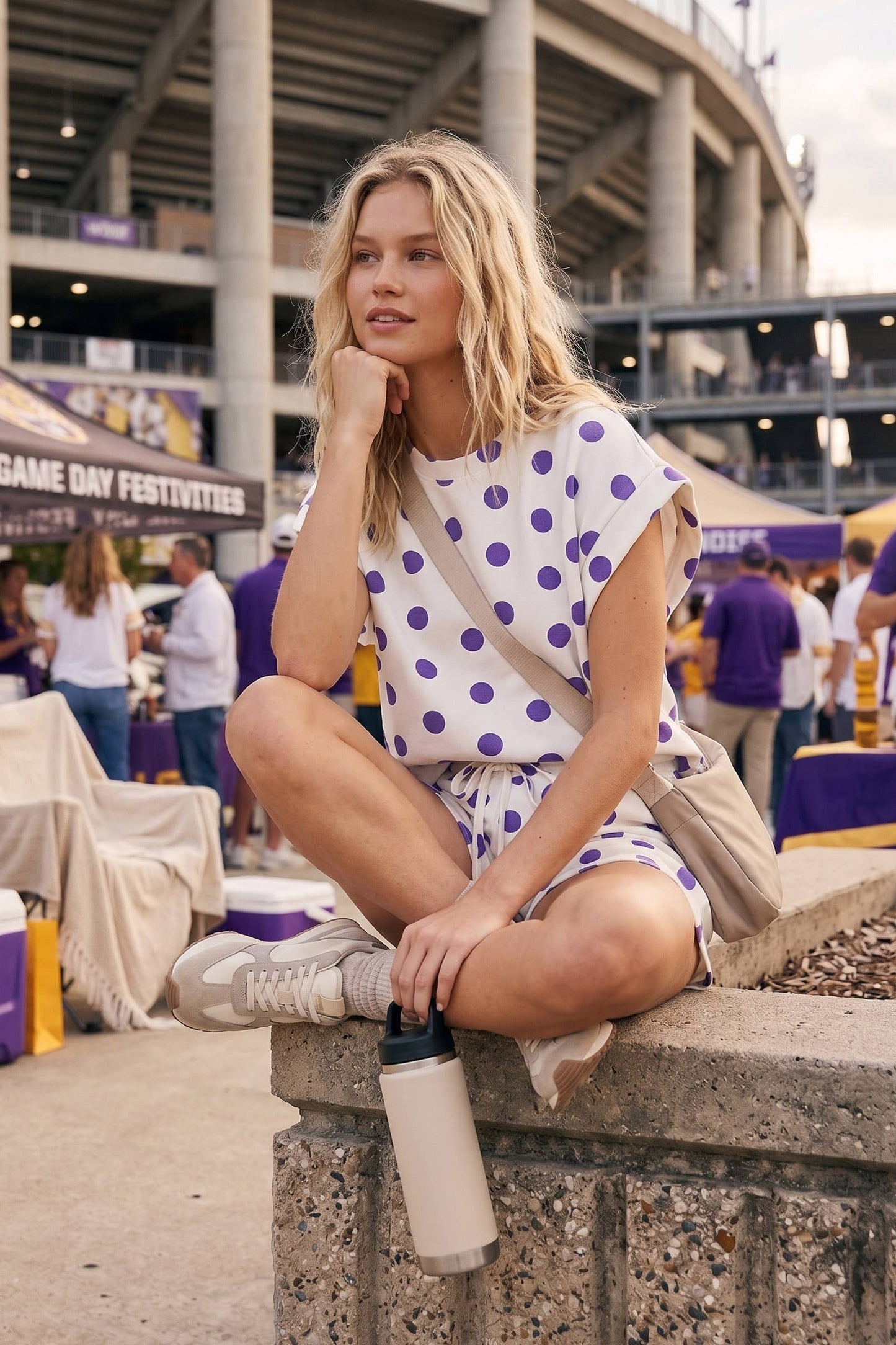 Varsity Dot Scuba Set