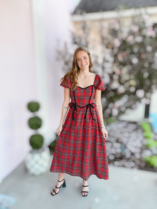 Christmas Wonder Plaid Dress