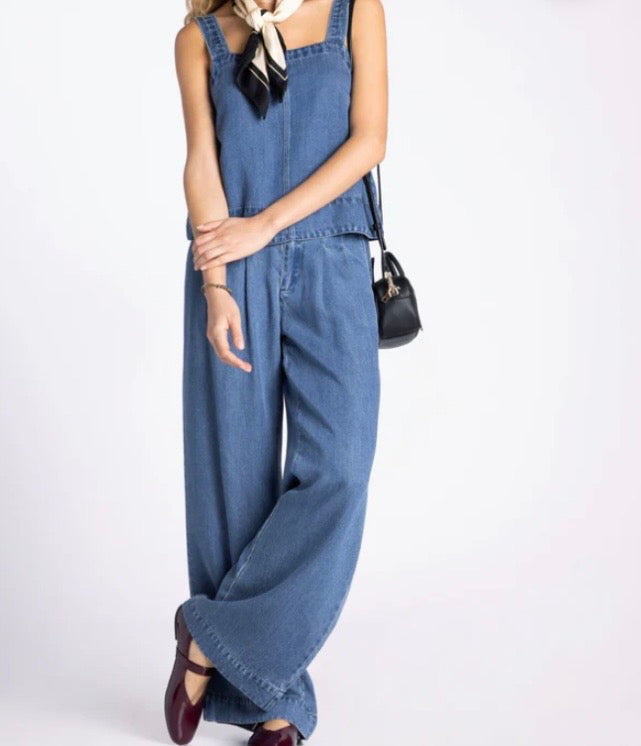 Maelis Pants Denim Blue