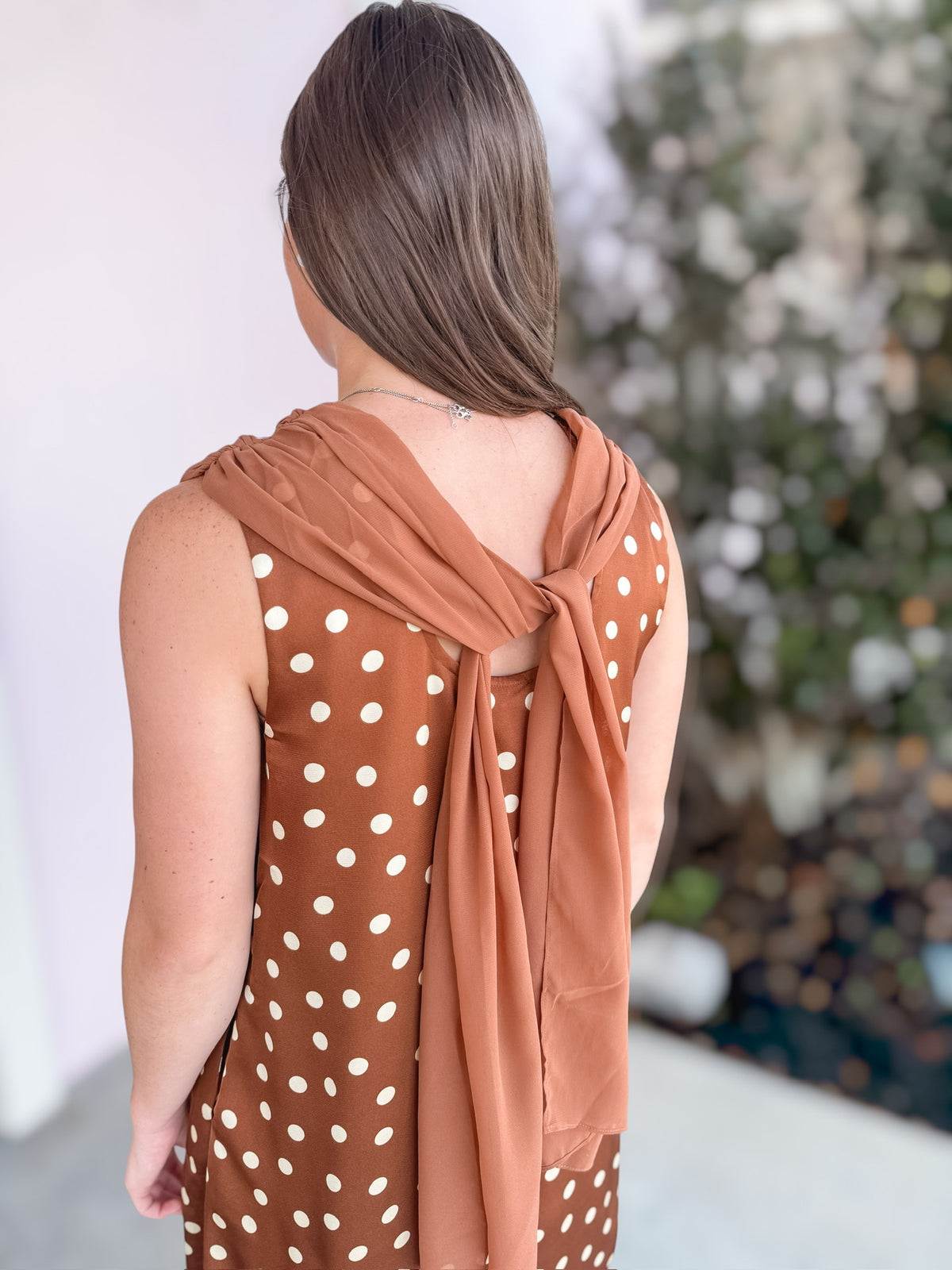 Brown Sugar Dot Dress