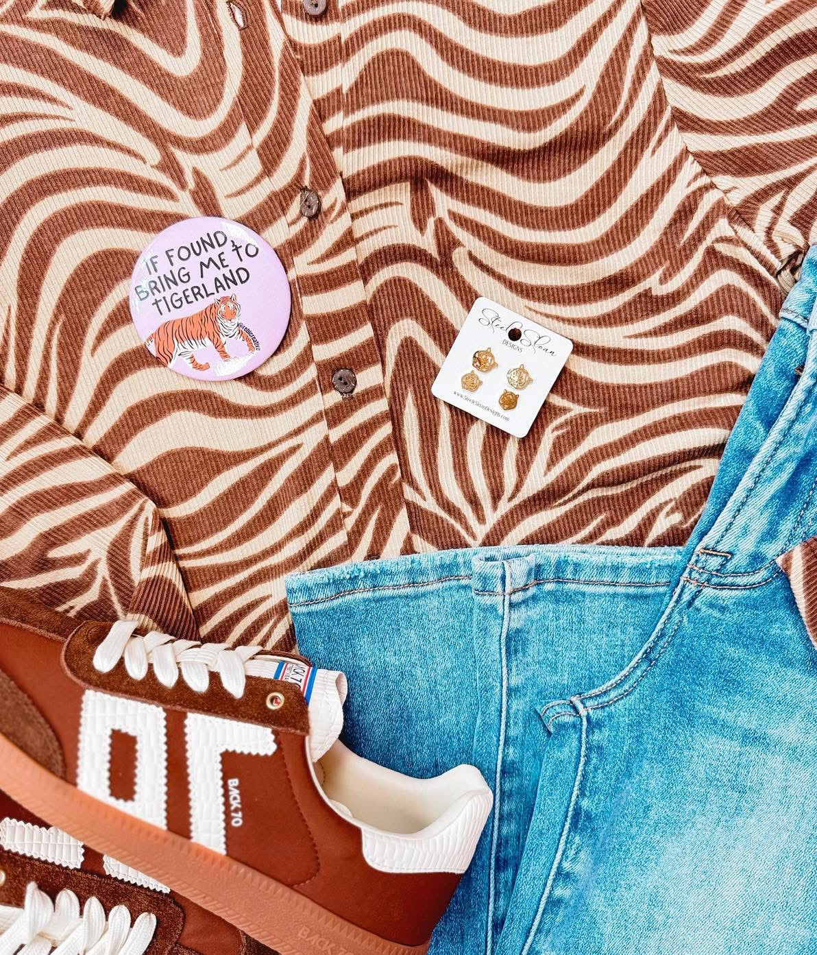 Wild Thing Button Up