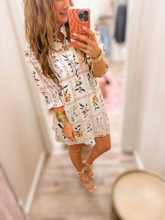 Fall Floral Dreams Dress