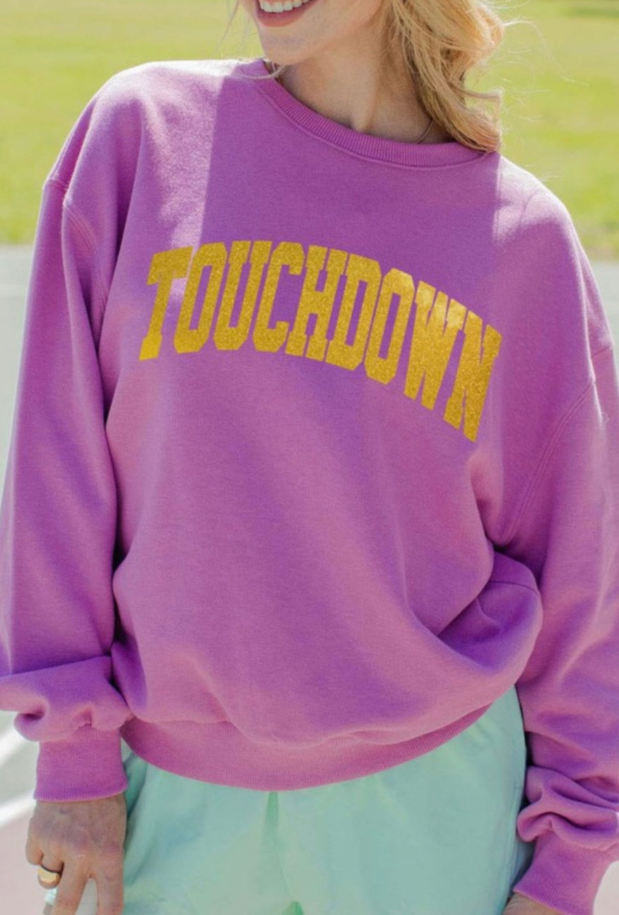 Glitter Touchdown Sweatshirt