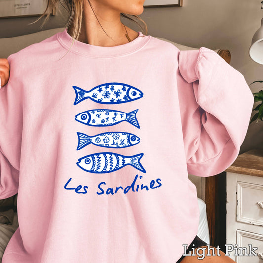Les Sardines | Summer Coastal Women’s Sweatshirt 