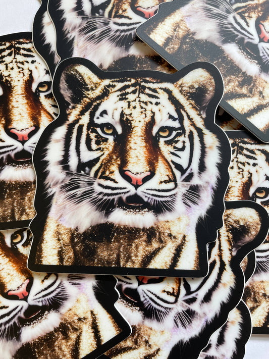 GAME DAY STICKER - Glistening Tiger