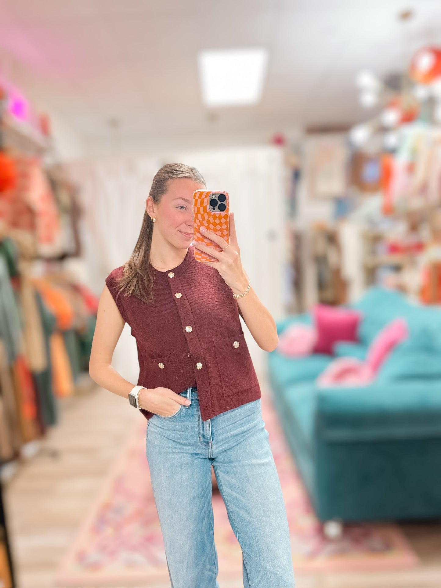 Sugared Spice Sweater Vest