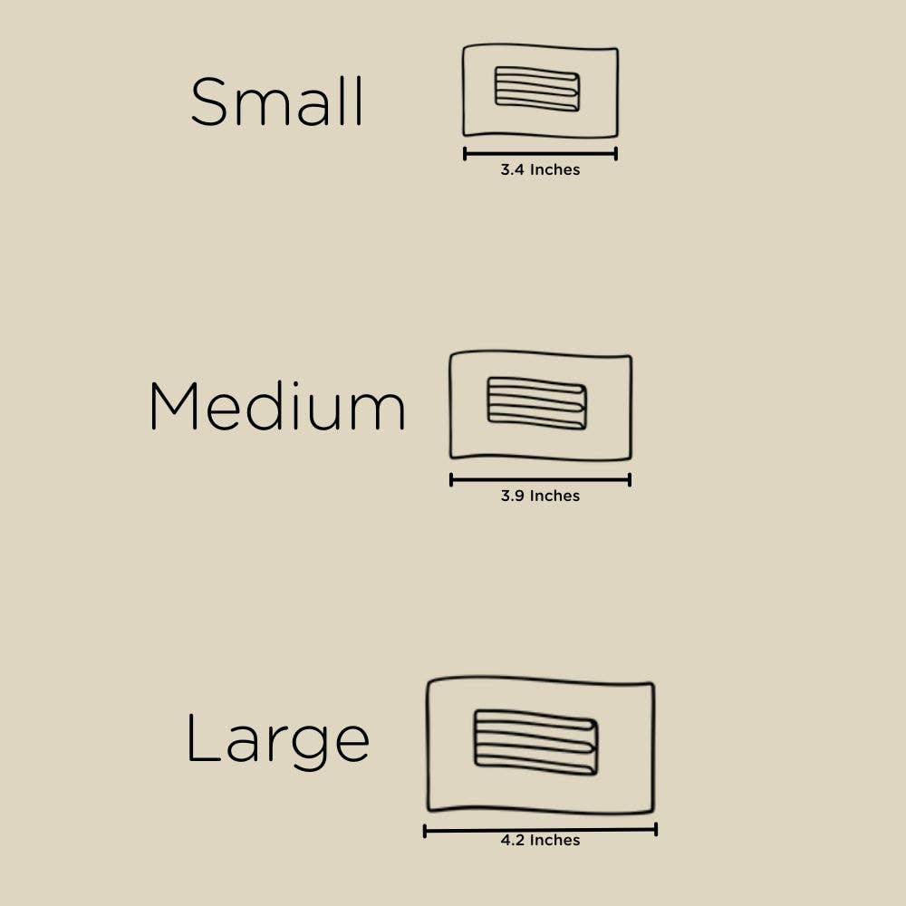 Flat Rectangle Hair Clip | Small | Fir Real