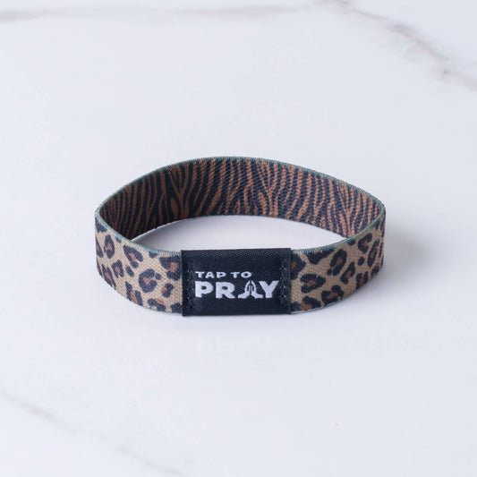 Tap To Pray™ Wristbands - Safari Leopard