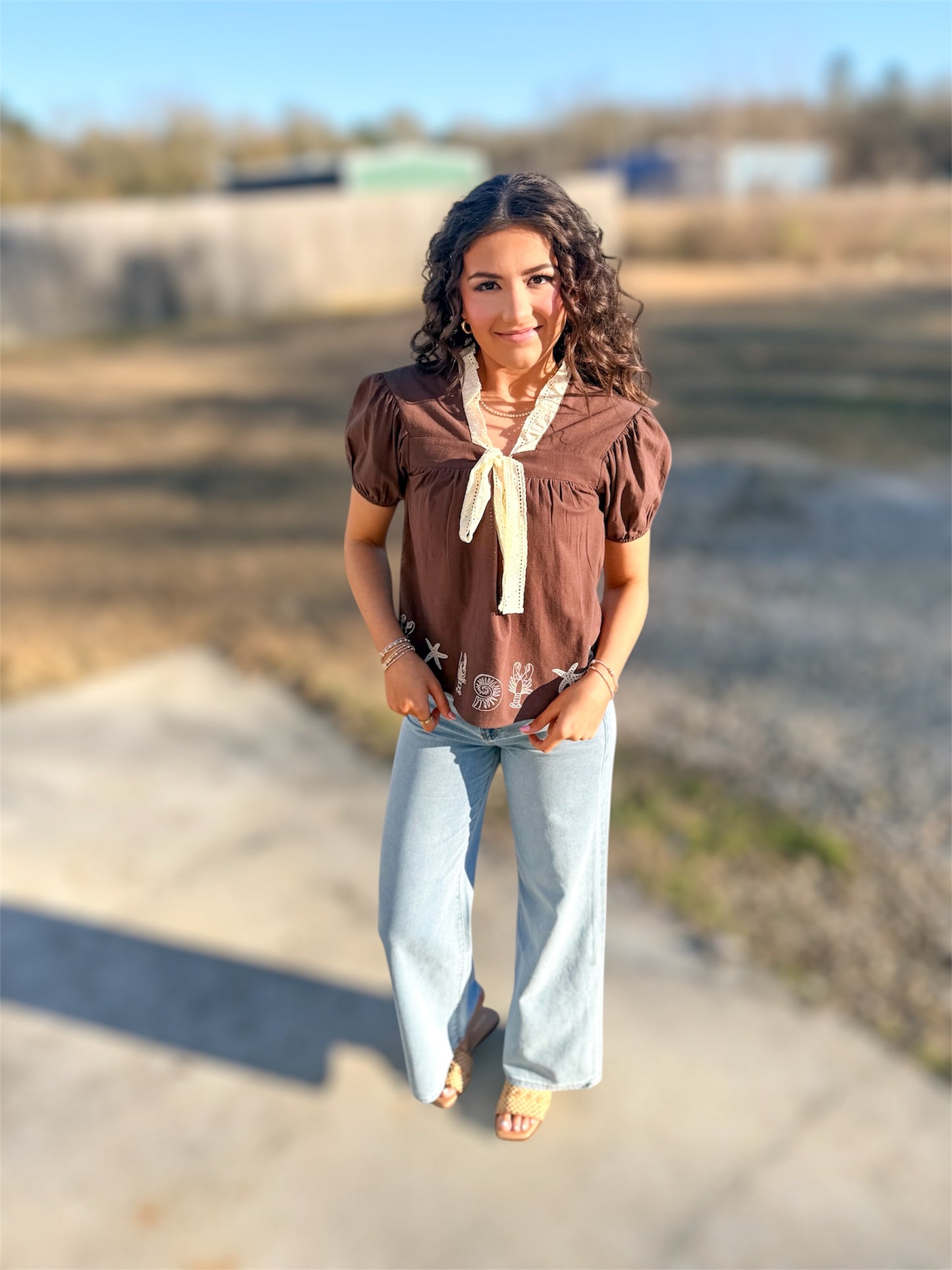 Sea Life Chocolate Bow Top