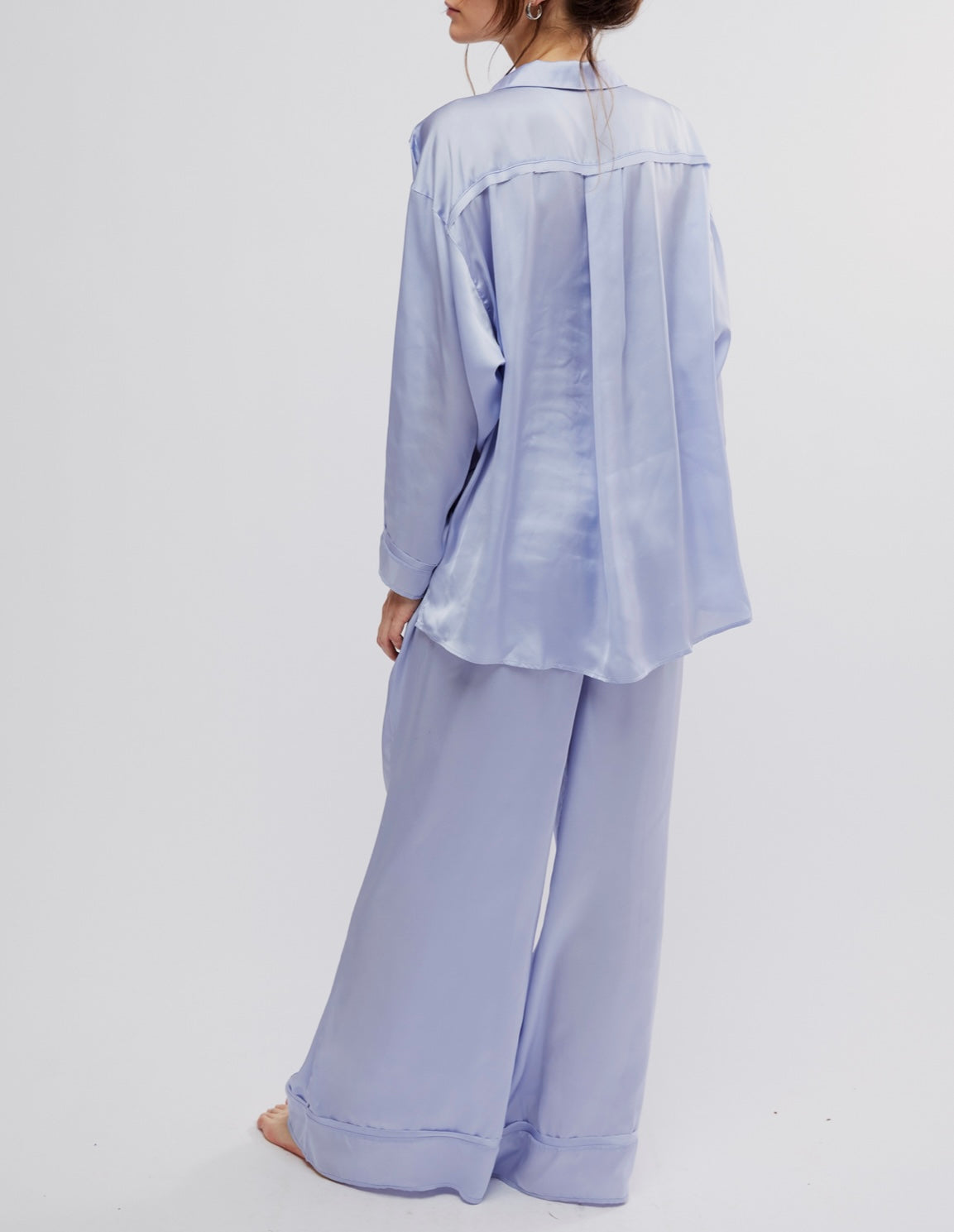 Dreamy Days Solid PJ Set Icelandic Blue