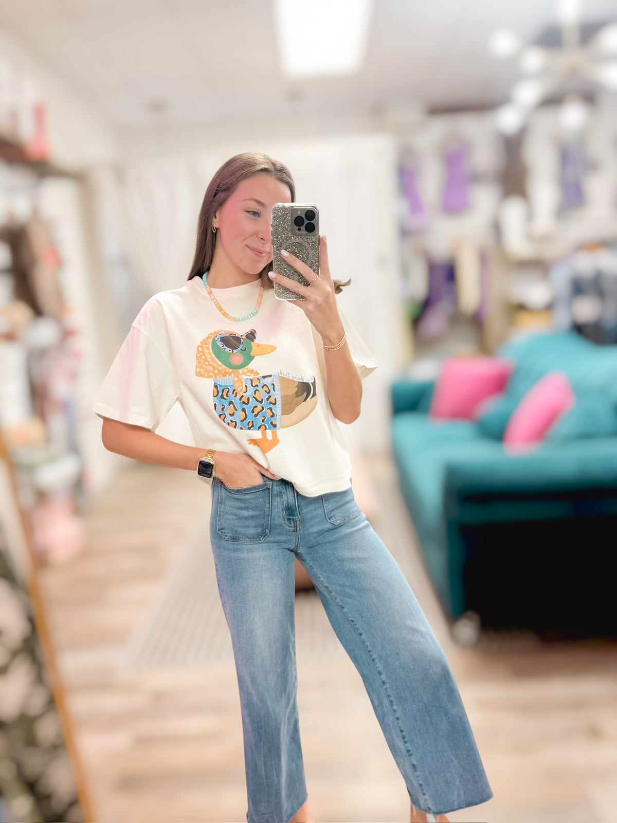 Darling, You’re Ducky Crop Tee