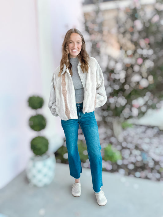 Dream Marble Fur Jacket