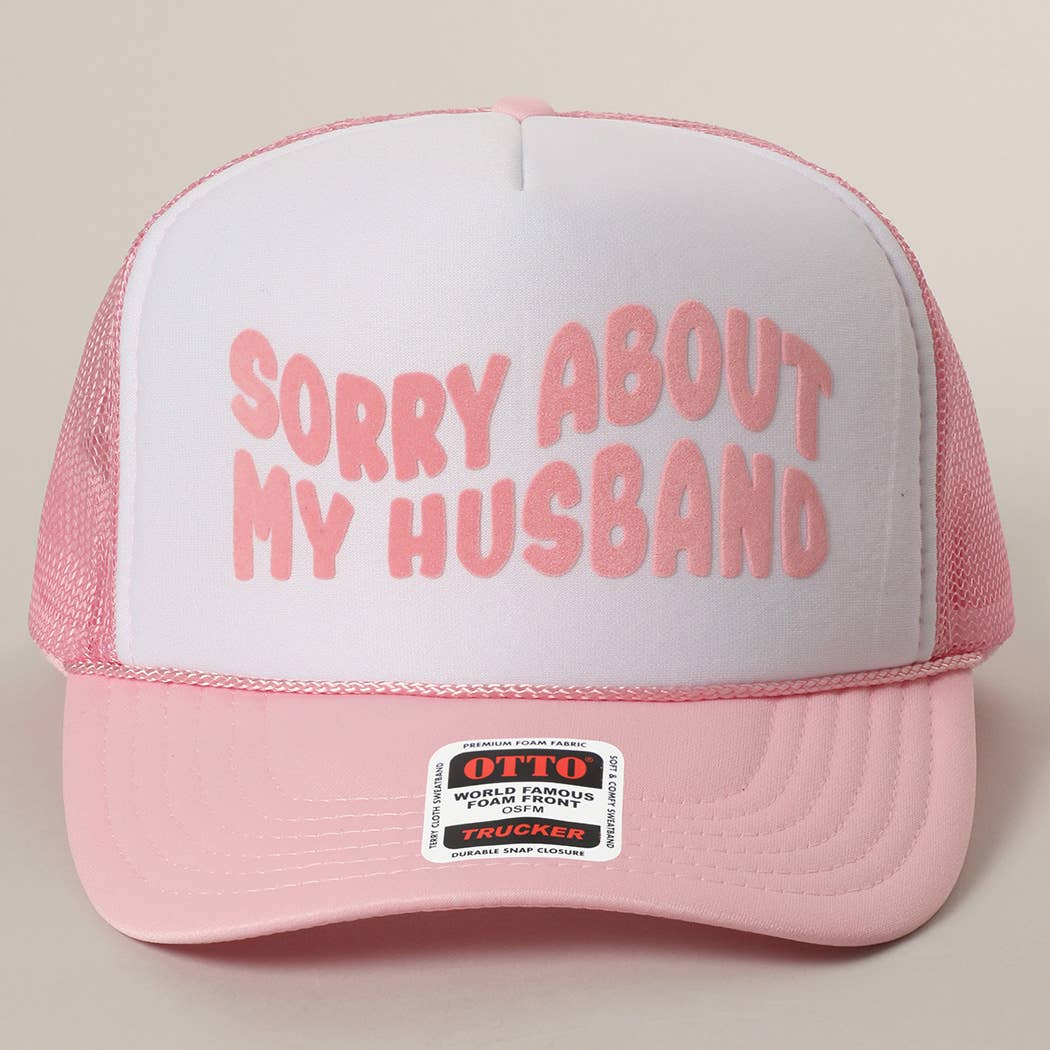 Sorry About My Husbanc Mesh Back Cap