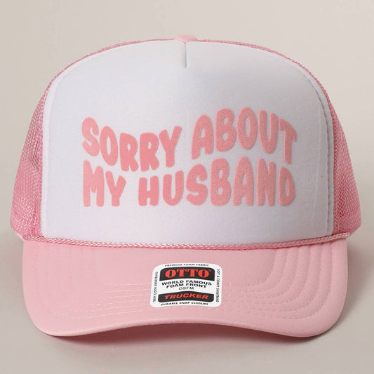 Sorry About My Husbanc Mesh Back Cap