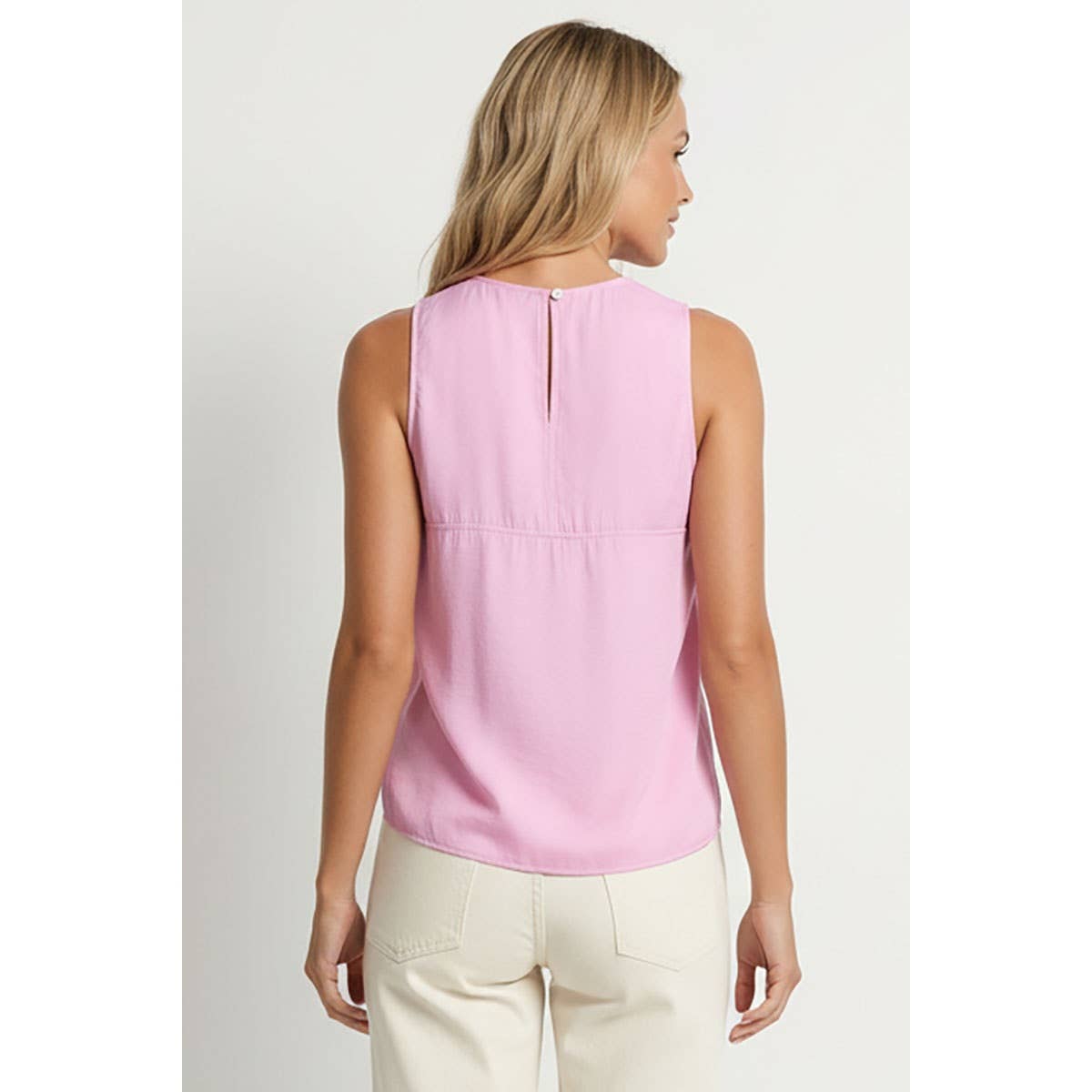 Shadow Lime Keyhole Blouse