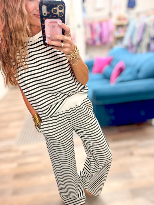 All Yours Black Stripe Set
